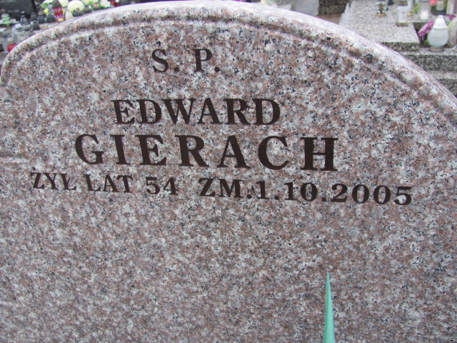 Edward Gierach 1951 Boguszyce - Grobonet - Wyszukiwarka osób pochowanych