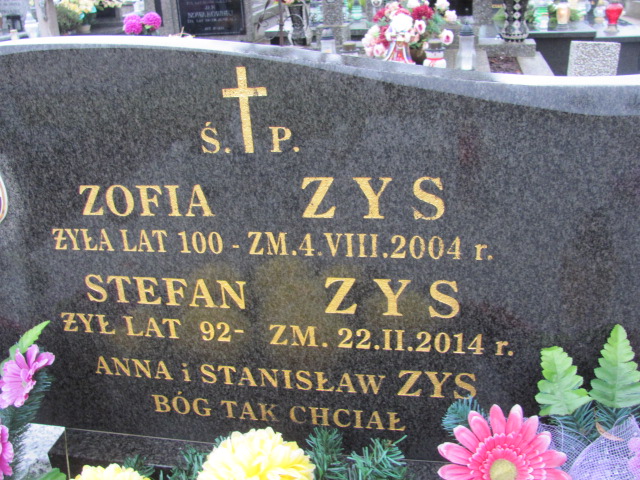 Zofia Zys 1905 Boguszyce - Grobonet - Wyszukiwarka osób pochowanych