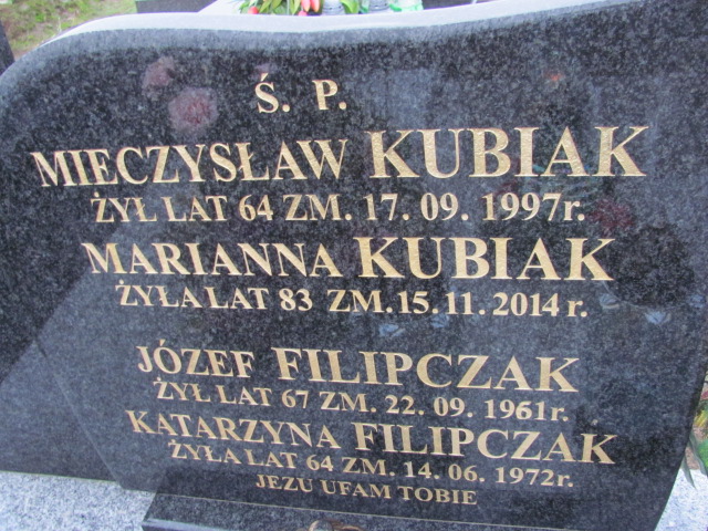 Marianna Kubiak 1931 Boguszyce - Grobonet - Wyszukiwarka osób pochowanych