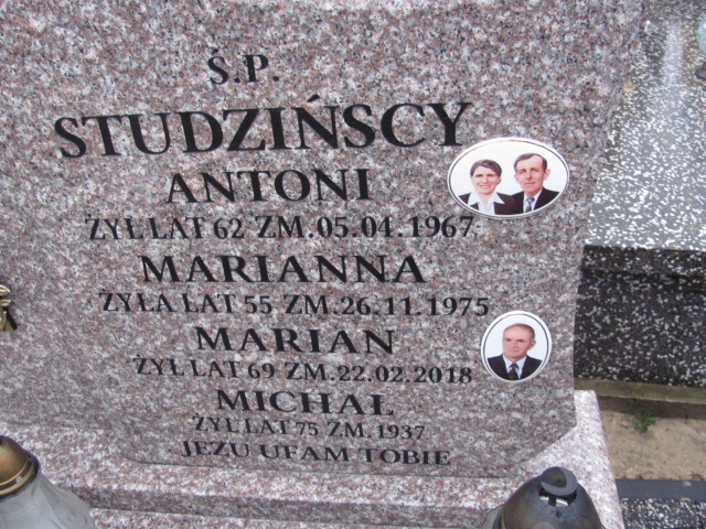 Antoni Studziński 1905 Boguszyce - Grobonet - Wyszukiwarka osób pochowanych